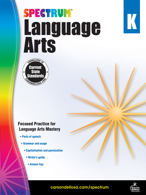 Title details for Spectrum Language Arts, Grade K by Spectrum - Available